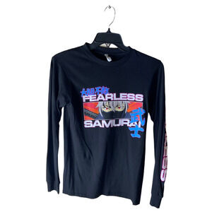 Zuni Sportswear Samurai Ninja Shirt Unisex S Graphic Long Sleeve Cotton